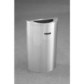 Glaro Recyclepro Trash Can, 14 Gallon, Satin Aluminum