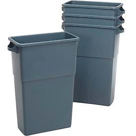 Impact® Thin Bin™ Container - 23 Gallon, Gray, 7023-3