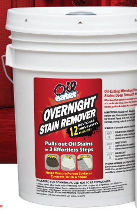 Oil Eater Overnight Stain Remover-- 5 GALLON PAIL