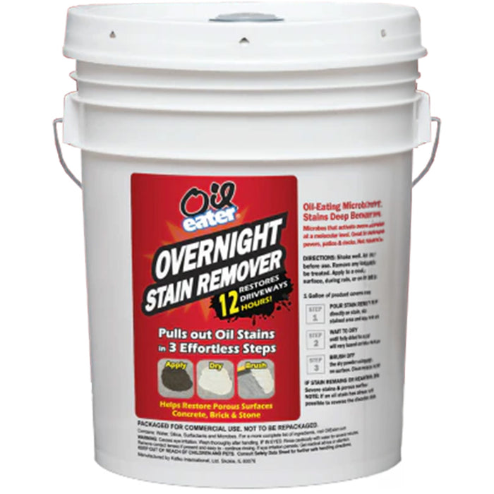 Oil Eater Overnight Stain Remover-- 5 GALLON PAIL