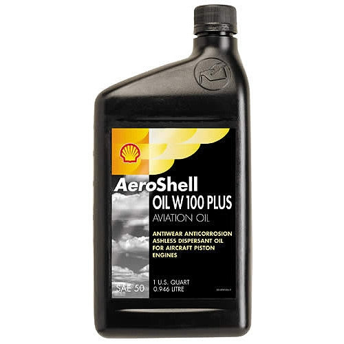 AeroShell Oil 100W Plus Single Grade Aviation Oil - Case of 6 (1 Qt) —  Keller-Heartt